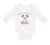 Long Sleeve Bodysuit Baby Native American Made with Irish Parts Cotton
