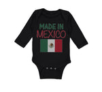 Long Sleeve Bodysuit Baby Made in Mexico Funny Style C Boy & Girl Clothes Cotton