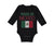 Long Sleeve Bodysuit Baby Made in Mexico Funny Style C Boy & Girl Clothes Cotton