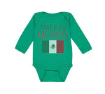 Long Sleeve Bodysuit Baby Made in Mexico Funny Style C Boy & Girl Clothes Cotton