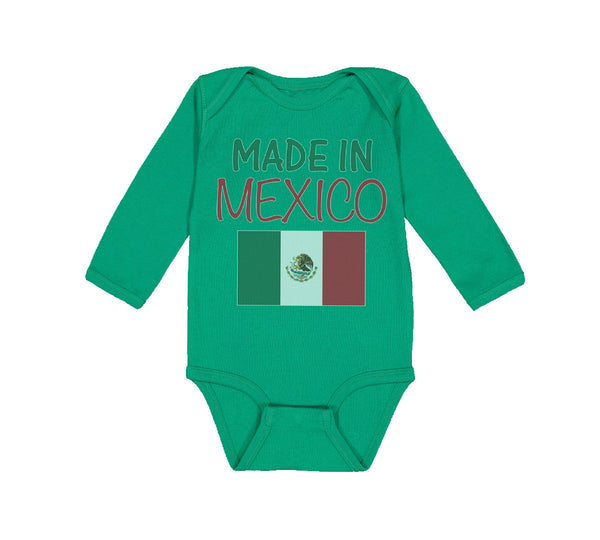 Long Sleeve Bodysuit Baby Made in Mexico Funny Style C Boy & Girl Clothes Cotton