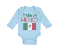 Long Sleeve Bodysuit Baby Made in Mexico Funny Style C Boy & Girl Clothes Cotton