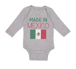 Long Sleeve Bodysuit Baby Made in Mexico Funny Style C Boy & Girl Clothes Cotton