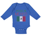 Long Sleeve Bodysuit Baby Made in Mexico Funny Style C Boy & Girl Clothes Cotton