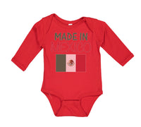 Long Sleeve Bodysuit Baby Made in Mexico Funny Style C Boy & Girl Clothes Cotton