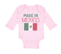 Long Sleeve Bodysuit Baby Made in Mexico Funny Style C Boy & Girl Clothes Cotton