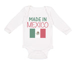 Long Sleeve Bodysuit Baby Made in Mexico Funny Style C Boy & Girl Clothes Cotton