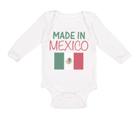 Long Sleeve Bodysuit Baby Made in Mexico Funny Style C Boy & Girl Clothes Cotton