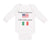 Long Sleeve Bodysuit Baby Made in America with Italian Parts B Cotton