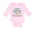Long Sleeve Bodysuit Baby I'M So Adorable I Must Be Italian Italy A Cotton