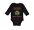 Long Sleeve Bodysuit Baby Warning Irish Temper - Italian Attitude Cotton