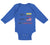 Long Sleeve Bodysuit Baby 50% Colombian 50% American = 100% Awesome Cotton - Cute Rascals