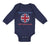 Long Sleeve Bodysuit Baby Made in America with British Parts Funny Style B