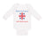 Long Sleeve Bodysuit Baby Made in America with British Parts Funny Style B