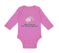 Long Sleeve Bodysuit Baby Made in The Usa with Ukrainian Ingredients Cotton