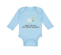 Long Sleeve Bodysuit Baby Made in The Usa with Ukrainian Ingredients Cotton