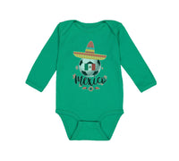 Long Sleeve Bodysuit Baby Mexican Mexico Boy & Girl Clothes Cotton