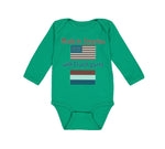 Long Sleeve Bodysuit Baby Made in America with Dutch Parts Boy & Girl Clothes