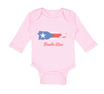 Long Sleeve Bodysuit Baby Puerto Rico Boy & Girl Clothes Cotton