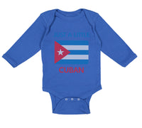 Long Sleeve Bodysuit Baby Just A Little Cuban Boy & Girl Clothes Cotton