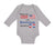 Long Sleeve Bodysuit Baby Made in The Us with Dominican Ingredients Cotton