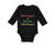 Long Sleeve Bodysuit Baby 50% Portuguese 50% Italian = 100% Perfection Cotton - Cute Rascals