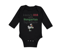 Long Sleeve Bodysuit Baby Made in The Usa with Hungarian Ingredients Cotton