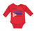 Long Sleeve Bodysuit Baby Made in America with Filipino Parts B Cotton