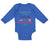 Long Sleeve Bodysuit Baby Assembled in The Usa Using Canadian Parts Cotton - Cute Rascals