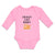 Long Sleeve Bodysuit Baby Crazy Cat Baby Cat Sitting with Mouth Open Cotton - Cute Rascals