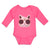 Long Sleeve Bodysuit Baby Cat Head with Sun Glass Boy & Girl Clothes Cotton - Cute Rascals