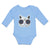 Long Sleeve Bodysuit Baby Cat Head with Sun Glass Boy & Girl Clothes Cotton - Cute Rascals