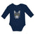 Long Sleeve Bodysuit Baby Staring Cat with Sunglass Boy & Girl Clothes Cotton
