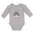 Long Sleeve Bodysuit Baby Staring Cat with Sunglass Boy & Girl Clothes Cotton