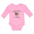 Long Sleeve Bodysuit Baby My Big Brother Pug! Pet Animal Dog Tongue Cotton