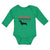 Long Sleeve Bodysuit Baby Warning Protected by Weiner Dog! Boy & Girl Clothes