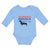 Long Sleeve Bodysuit Baby Warning Protected by Weiner Dog! Boy & Girl Clothes