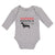 Long Sleeve Bodysuit Baby Warning Protected by Weiner Dog! Boy & Girl Clothes