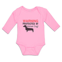 Warning Protected by Weiner Dog!