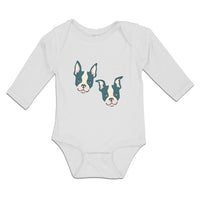 Long Sleeve Bodysuit Baby Cute Dog Buddies Heads and Faces Boy & Girl Clothes - Cute Rascals