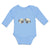 Long Sleeve Bodysuit Baby Cute Pug Buddies Heads and Faces Boy & Girl Clothes - Cute Rascals