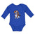 Long Sleeve Bodysuit Baby Cute Little Puppy Dog Love with Toungue out Cotton - Cute Rascals