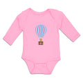 Long Sleeve Bodysuit Baby Teddy Bear on Parachute Boy & Girl Clothes Cotton