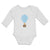 Long Sleeve Bodysuit Baby Teddy Bear on Parachute Boy & Girl Clothes Cotton