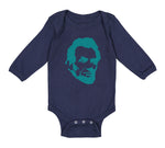 Long Sleeve Bodysuit Baby Abraham Lincoln President Style A Boy & Girl Clothes - Cute Rascals