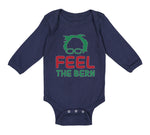 Long Sleeve Bodysuit Baby Feel The Bern Bernie Sanders Boy & Girl Clothes Cotton - Cute Rascals