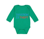 Long Sleeve Bodysuit Baby Taxation Is Theft Boy & Girl Clothes Cotton