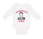 Long Sleeve Bodysuit Baby Notorious R.B.G Ruth Bader Ginsburg Boy & Girl Clothes