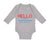 Long Sleeve Bodysuit Baby Hello My Name Is Stormageddon Dark Lord of All Cotton - Cute Rascals