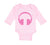 Long Sleeve Bodysuit Baby Headphones Dj Music Style C Boy & Girl Clothes Cotton - Cute Rascals